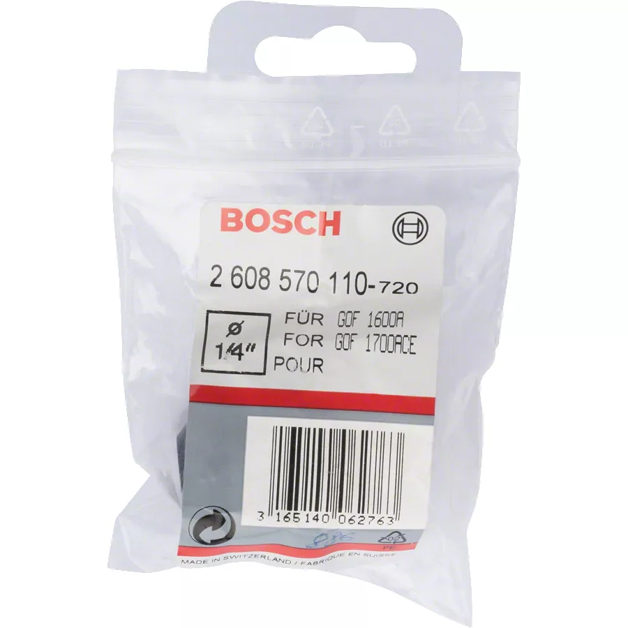 Pince de serrage et écrou pour GOF 1600 A et GOF 1700 ACE BOSCH